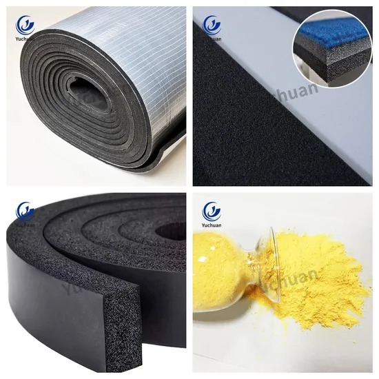 Rubber Additive AC Blowing Agent Azodicarbonamide for NBR Thermal Insulation Sheet/Tube Material