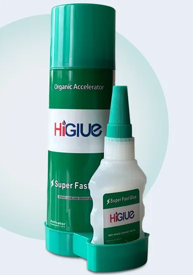 Higlue 50g Bottle and Activator 200ml Mitre Kit 50g for MDF Wood Chipboard 